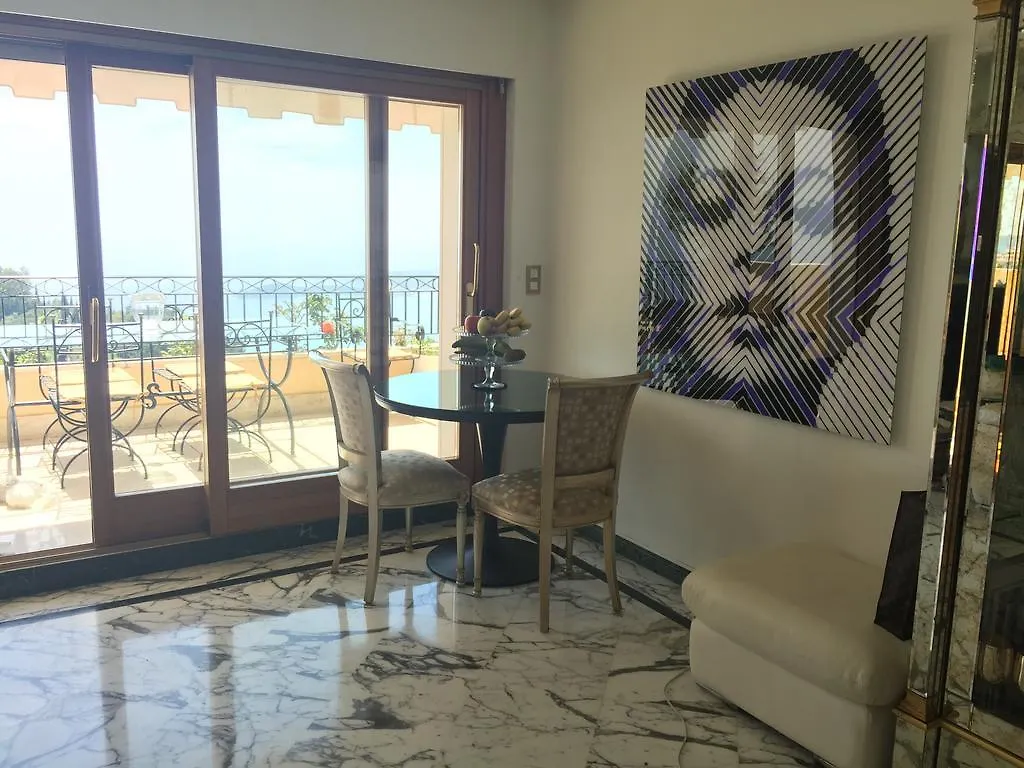 Sunny Panoramic Balcony Apartment Eze 0*,  France